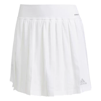 adidas Club Tennis Pleated Skirt Womens - White
