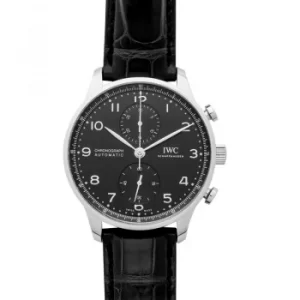 Portugieser Automatic Chronograph Black Dial Mens Watch