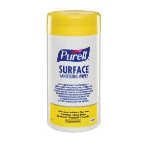 Purell Surface Sanitising Wipes Pack of 100 95102-12-EEU