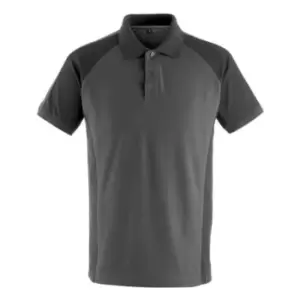 Bottrop Polo Shirt Dark Anthracite/Black - Large
