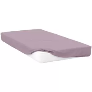 Belledorm 400 Thread Count Egyptian Cotton Fitted Sheet (Single) (Mulberry) - Mulberry