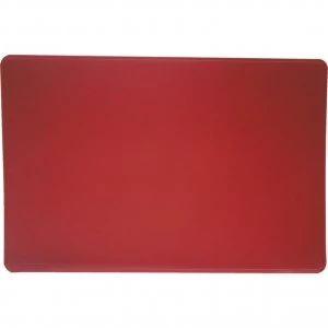 Durable DESK MAT 53x40cm with contoured edges Red Pack of 5