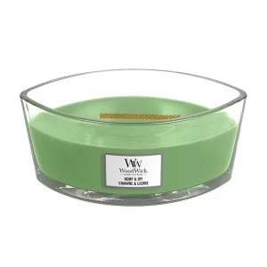 WoodWick Hemp and Ivy Ellipse Candle 453.6g