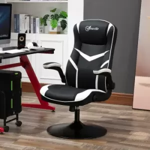 High Back Computer Chair Executive Swivel Adjustable Black and White