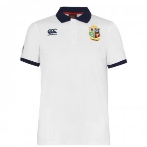 Canterbury British and Irish Lions Nations Polo Shirt Mens - Bright WHITE