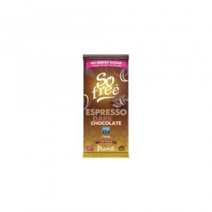 Plamil So Free No Added Sugar Dark Espresso Chocolate 80g x 12