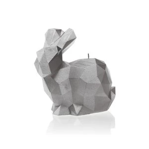 Silver Large Rabbit Candle