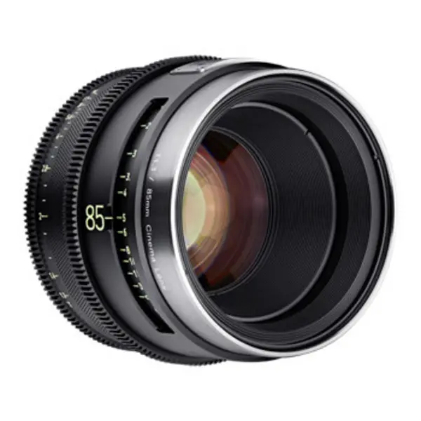 Samyang Premium short-telephoto cine prime lens with fast T1.3 aperture full-frame coverage and outstanding resolution for 8K+ cinematography - PL Mou
