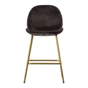 Gallery Interiors Calabrese Stool Brown