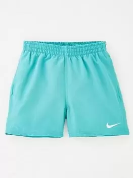 Boys, Nike Essential Lap 4" Volley Swim Short - Teal, Size S=8-9 Years
