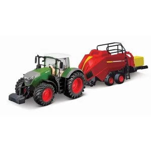 Fendt Vario With Bailer Lifter Tractor Model
