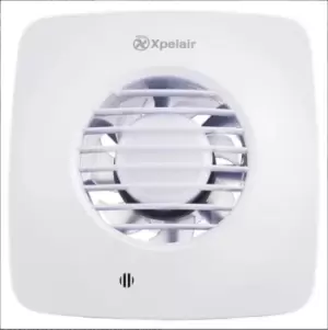 Xpelair DX100HTS Square Humidistat Timer Extractor Fan with Wall Kit - 93028AW