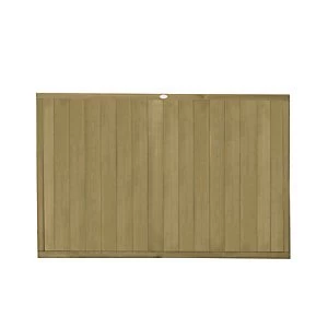 Forest Garden Pressure Treated Tongue & Groove Vertical Fence Panel - 6 x 4ft Pack of 5