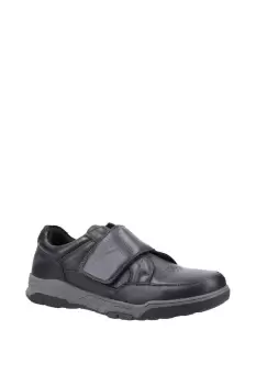 Hush Puppies Fabian Smooth Leather Touch Fastening Shoes