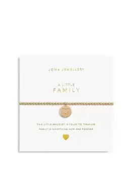 Joma Jewellery GOLD A LITTLE FAMILY BRACELET, Gold, Women