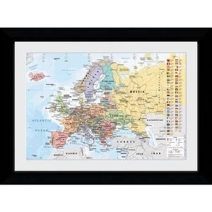 European Map 2017 Collector Print