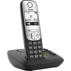 Gigaset A690A DECT Cordless analogue Answerphone, Hands-free, base, Redial Black