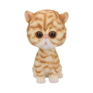 Bob Puss Ginger Striped Cat Bobble Head Figurine