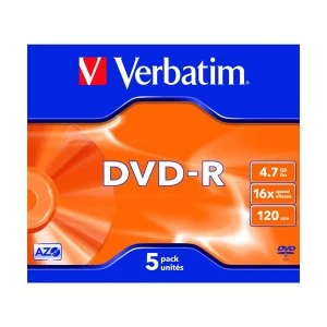 Verbatim 4x 4.7GB Blank DVDR