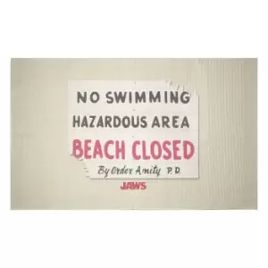 Decorsome x Jaws Beach Closed Woven Rug - Small