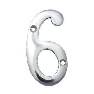 Select Hardware Chrome House Number 6
