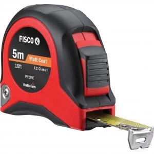 Fisco Tape Measure Imperial & Metric 16ft / 5m 19mm