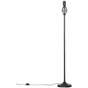 Minisun - Twist Traditional Floor Lamp - Black