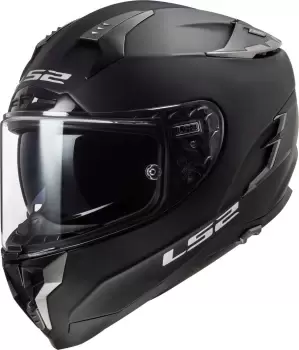 LS2 FF327 Challenger Solid Helmet, black, Size S, black, Size S