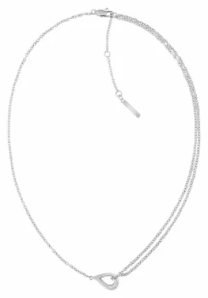 Calvin Klein 35000080 Silver Tone Teardrop Necklace with Jewellery