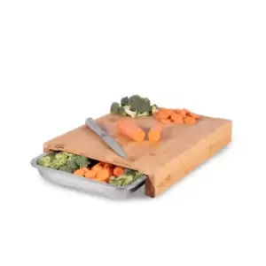 Bamboo Chopping Board with Trays M&amp;W