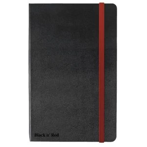 Black n Red A6 Hardback Casebound Business Journal 90gm2 144 Pages Ruled and Numbered Black PRICE OFFER