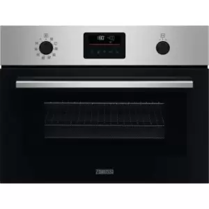 Zanussi ZVENM6X3 Built In Compact Electric Single Oven - Stainless Steel