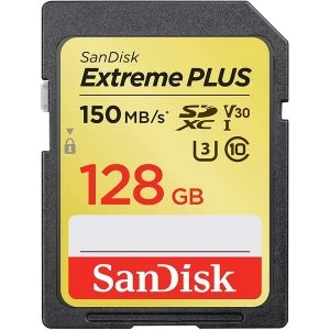 SanDisk Extreme Plus 128GB SDXC Memory Card