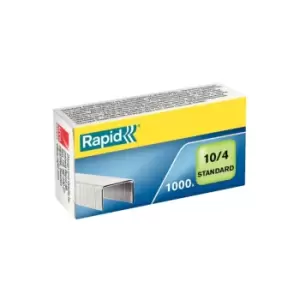 Rapid Standard Staples No. 10 1000 - Outer carton of 20