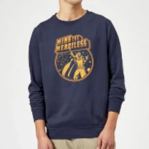 Flash Gordon Ming The Merciless Retro Comic Sweatshirt - Navy - 5XL