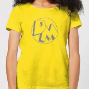 Danger Mouse Initials Womens T-Shirt - Yellow - L - Yellow