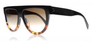 Celine Shadow Sunglasses Black / Tortoise FU55I 58mm