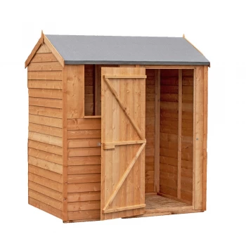 Shire Begonia Overlap Reverse Apex Shed - 6ft x 4ft (1830mm x 1200mm)