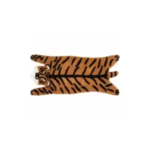 Furn Tiger Bath Mat (One Size) (Burnt Orange/Black) - Burnt Orange/Black