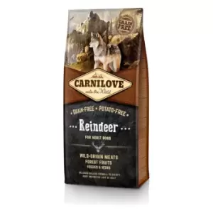 Carnilove Adult Dog Food Reindeer - 12kg (x1 bag)