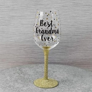 Celebrations Wine Glass - Best Grandma Ever