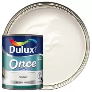 Dulux Once Timeless Satinwood Paint 750ml