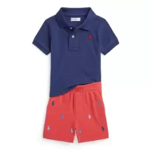 Polo Ralph Lauren Polo Ralph Lauren T Shirt and Shorts Set Infant Boys - Multi