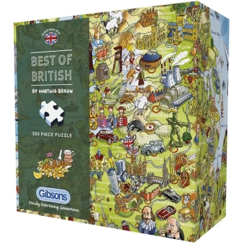 Best of British Gift Collection Jigsaw Puzzle - 500 Pieces