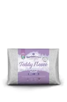 Single Teddy Fleece Medium Support Pillow