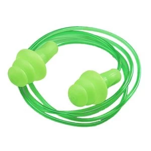 BBrand Corded Easy Fit Ear Plugs Green