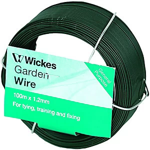 Wickes Garden Wire Wickes Garden Wire PVC Coated - 1.2mm x 100m