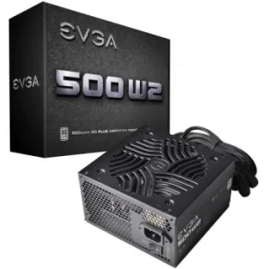 EVGA 500 W2 power supply unit 500 W 20+4 pin ATX Black UK Plug