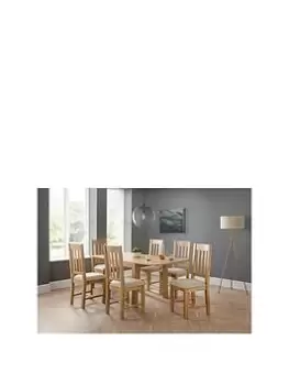Julian Bowen Astoria Flip Top Table & 6 Hereford Chairs