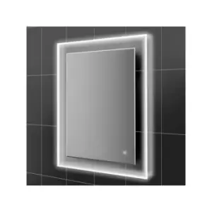 HiB Element 60 LED Bathroom Mirror with Charging Frame 800mm H x 600mm W